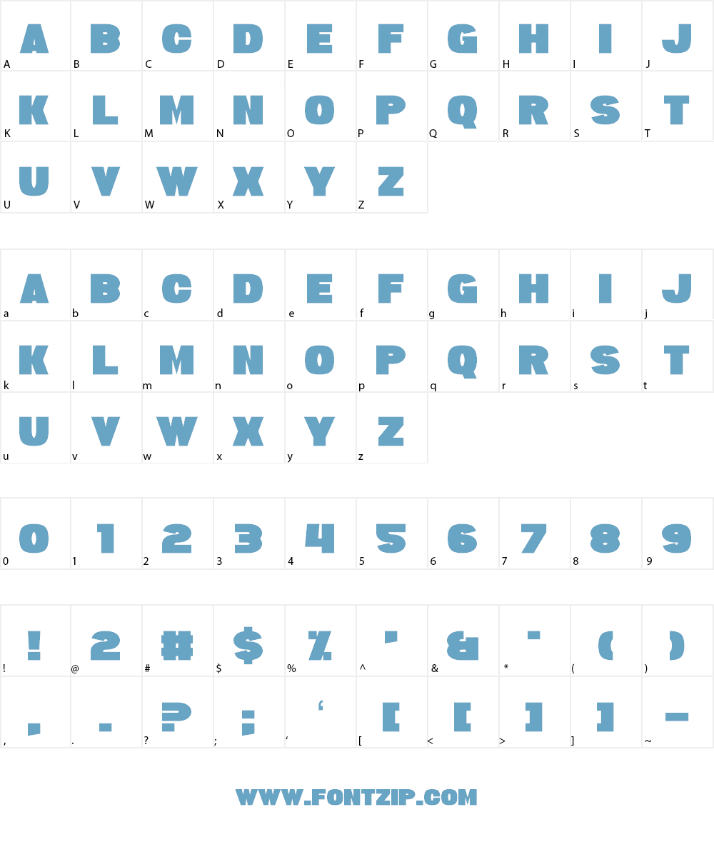 Take Me On Font Character